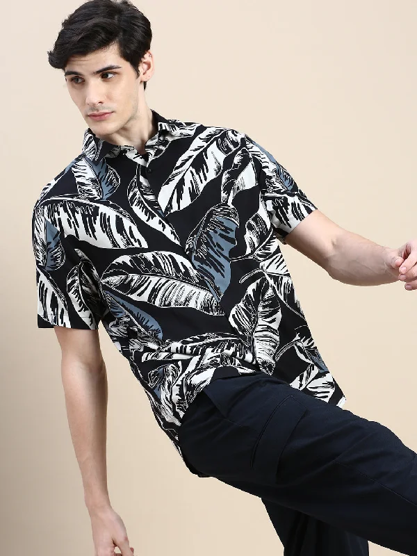 Men's Tailored Fit Checkered Casual Shirts in Multicolor for a Smart - Casual EnsembleMen Black Floral Casual Shirt Men's Tailored Fit Checkered Casual Shirts in Multicolor for a Smart - Casual EnsembleMen Black Floral Casual Shirt