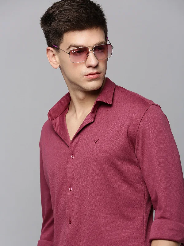 Men's Button - Down Oxford Casual Shirts in Crisp White for a Classic and Versatile StyleMen Pink Solid Casual Shirt Men's Button - Down Oxford Casual Shirts in Crisp White for a Classic and Versatile StyleMen Pink Solid Casual Shirt