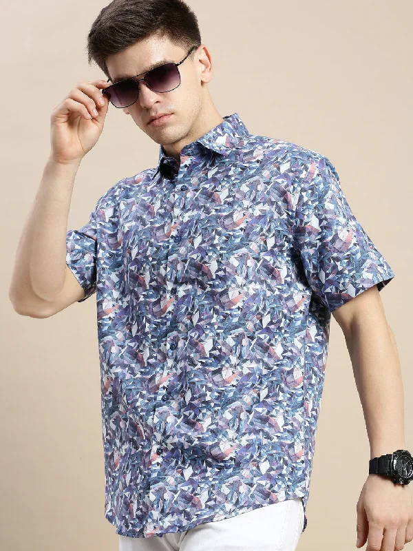 Men's Distressed Denim Casual Shirts with Frayed Edges for a Trendy and Rugged LookMen Multi Graphics Casual Shirt Men's Distressed Denim Casual Shirts with Frayed Edges for a Trendy and Rugged LookMen Multi Graphics Casual Shirt