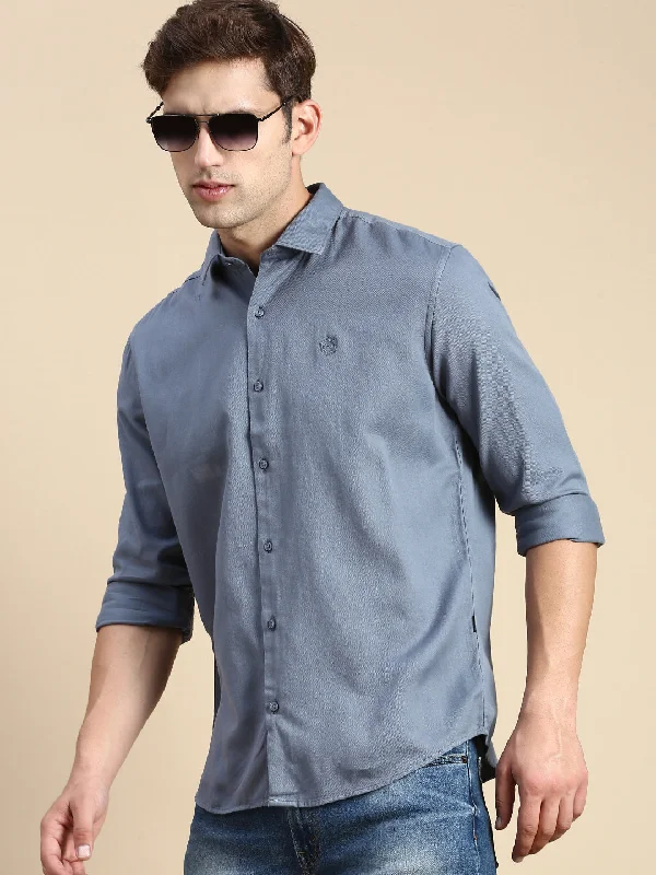 Men's Button - Down Oxford Casual Shirts in Crisp White for a Classic and Versatile StyleMen Teal Solid Casual Shirt Men's Button - Down Oxford Casual Shirts in Crisp White for a Classic and Versatile StyleMen Teal Solid Casual Shirt