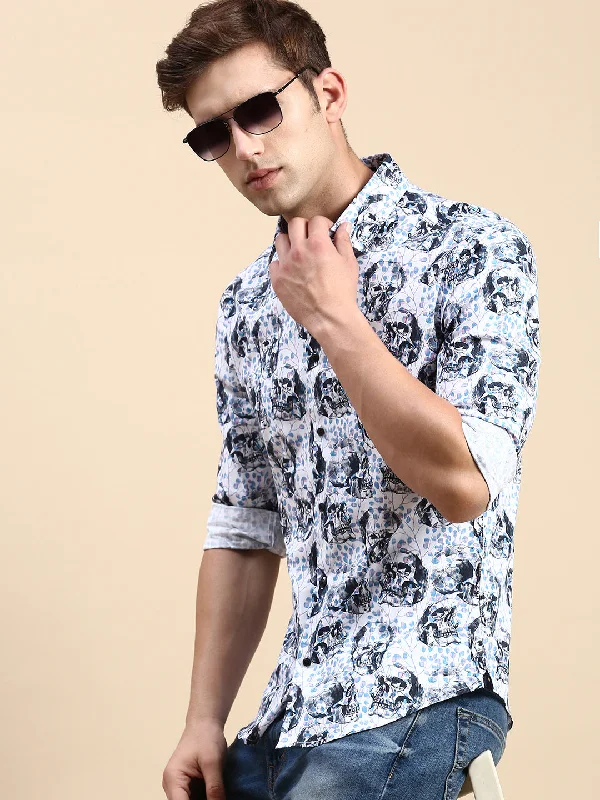 Men's Short - Sleeve Linen Casual Shirts in Light Khaki for a Breathable Summer OptionMen Multi Printed Casual Shirt Men's Short - Sleeve Linen Casual Shirts in Light Khaki for a Breathable Summer OptionMen Multi Printed Casual Shirt