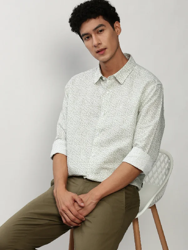 Men's Graphic - Printed Casual Shirts with Pop - Culture References for a Fun and Stylish LookMen White Floral Casual Casual Shirts Men's Graphic - Printed Casual Shirts with Pop - Culture References for a Fun and Stylish LookMen White Floral Casual Casual Shirts