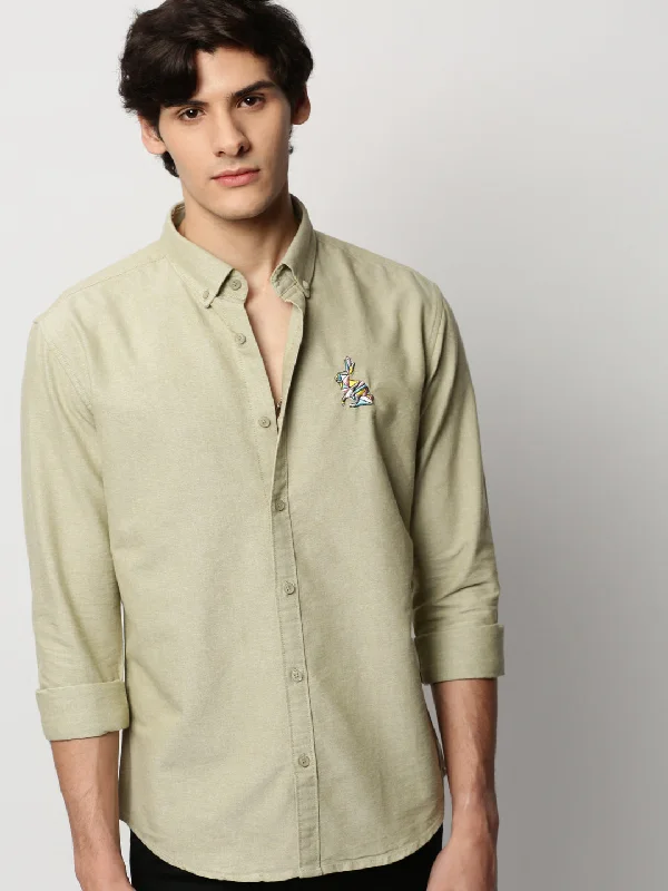 Men's Tailored Fit Checkered Casual Shirts in Multicolor for a Smart - Casual EnsembleMen Green Solid Casual Shirts Men's Tailored Fit Checkered Casual Shirts in Multicolor for a Smart - Casual EnsembleMen Green Solid Casual Shirts