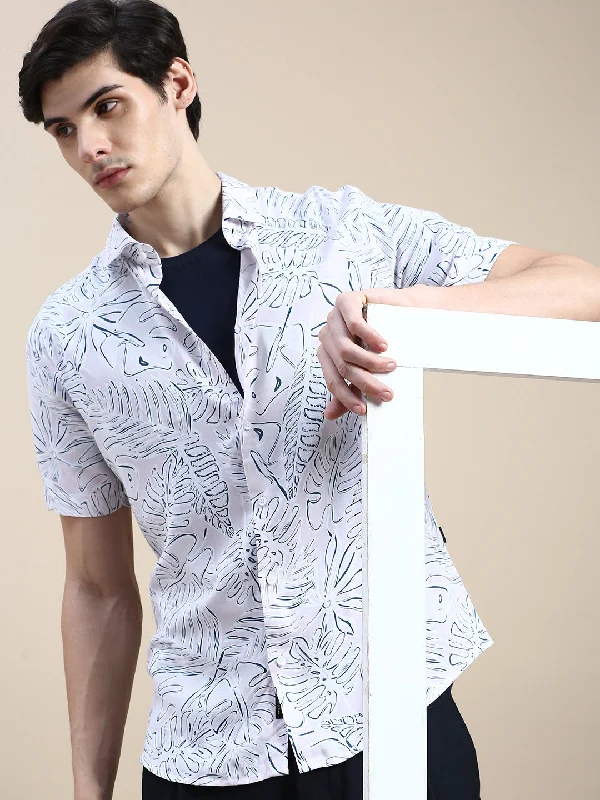 Men's Wrinkle - Resistant Polyester Blend Casual Shirts for Easy Travel and MaintenanceMen Pink Floral Casual Shirt Men's Wrinkle - Resistant Polyester Blend Casual Shirts for Easy Travel and MaintenanceMen Pink Floral Casual Shirt