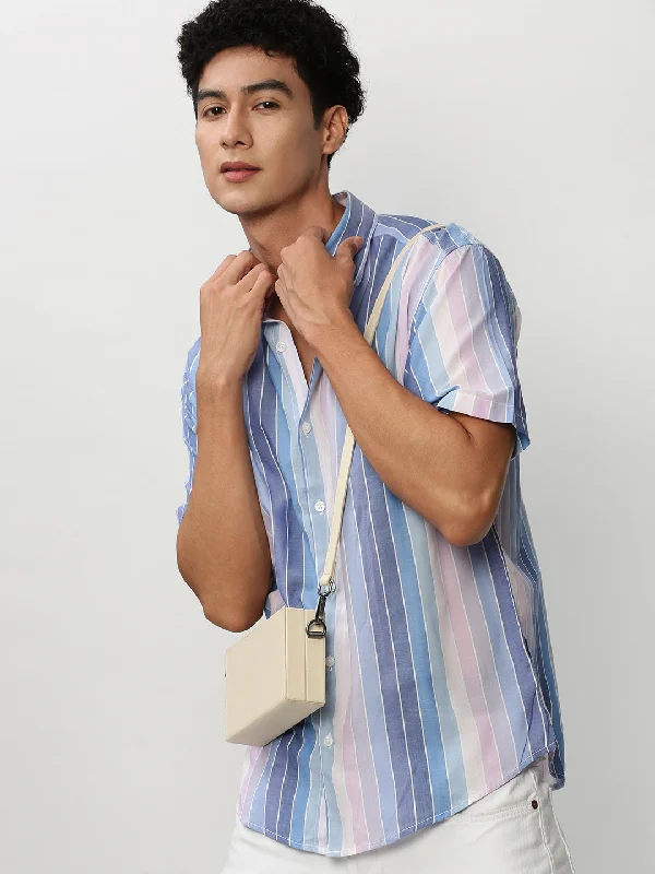 Men's Distressed Denim Casual Shirts with Frayed Edges for a Trendy and Rugged LookMen Multi Striped Casual Casual Shirts Men's Distressed Denim Casual Shirts with Frayed Edges for a Trendy and Rugged LookMen Multi Striped Casual Casual Shirts