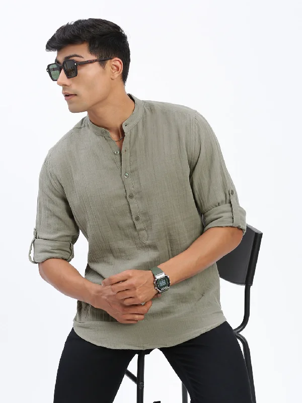 Men's Retro - Style Hawaiian Print Casual Shirts in Bold Patterns for a Tropical VacationMen Green Solid Shirt Men's Retro - Style Hawaiian Print Casual Shirts in Bold Patterns for a Tropical VacationMen Green Solid Shirt