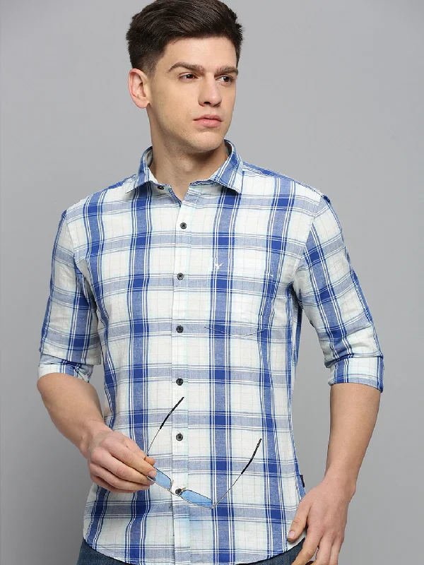 Men's Distressed Denim Casual Shirts with Frayed Edges for a Trendy and Rugged LookMen White Checked Casual Shirt Men's Distressed Denim Casual Shirts with Frayed Edges for a Trendy and Rugged LookMen White Checked Casual Shirt
