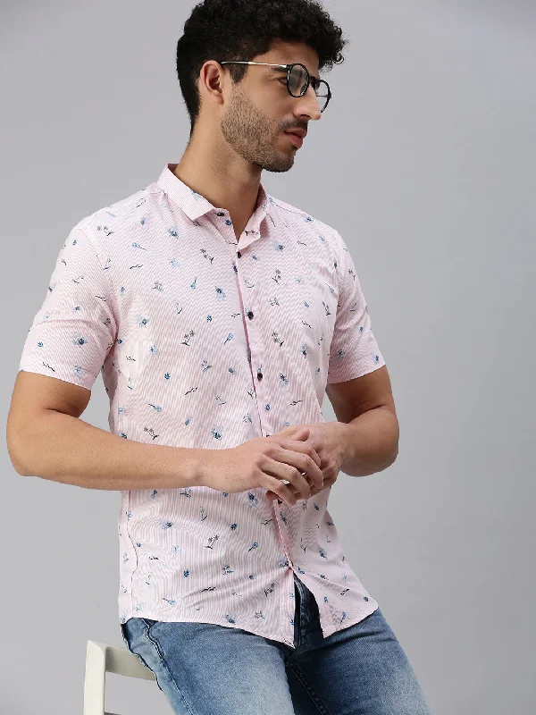 Men's Long - Line Oversized Casual Shirts in Dark Gray for a Relaxed and Modern LookMen Pink Striped Casual Shirt Men's Long - Line Oversized Casual Shirts in Dark Gray for a Relaxed and Modern LookMen Pink Striped Casual Shirt