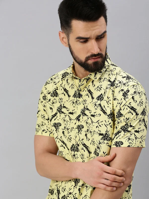 Men's Tailored Fit Checkered Casual Shirts in Multicolor for a Smart - Casual EnsembleMen Yellow Solid Casual Shirt Men's Tailored Fit Checkered Casual Shirts in Multicolor for a Smart - Casual EnsembleMen Yellow Solid Casual Shirt
