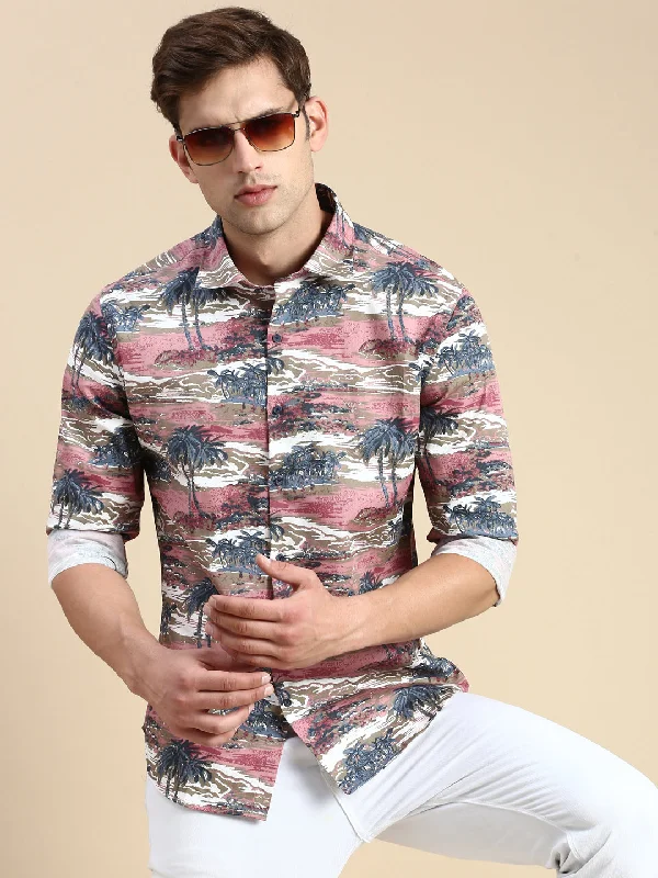 Plus Size Men's Plaid Flannel Casual Shirts in Earth Tones for a Cozy Fall OutfitMen Multi Printed Casual Shirt Plus Size Men's Plaid Flannel Casual Shirts in Earth Tones for a Cozy Fall OutfitMen Multi Printed Casual Shirt