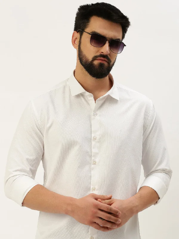 Men's Distressed Denim Casual Shirts with Frayed Edges for a Trendy and Rugged LookMen White Solid Casual Shirt Men's Distressed Denim Casual Shirts with Frayed Edges for a Trendy and Rugged LookMen White Solid Casual Shirt