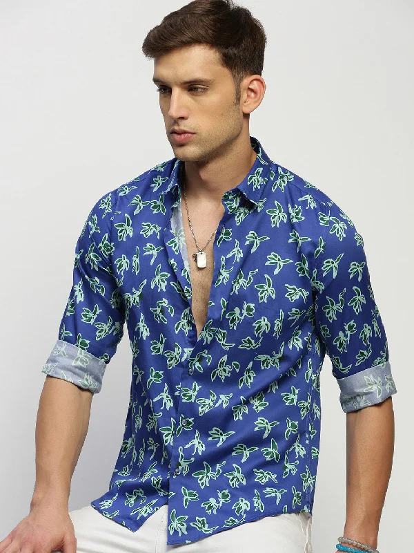 Plus Size Men's Plaid Flannel Casual Shirts in Earth Tones for a Cozy Fall OutfitMen Blue Floral Shirt Plus Size Men's Plaid Flannel Casual Shirts in Earth Tones for a Cozy Fall OutfitMen Blue Floral Shirt