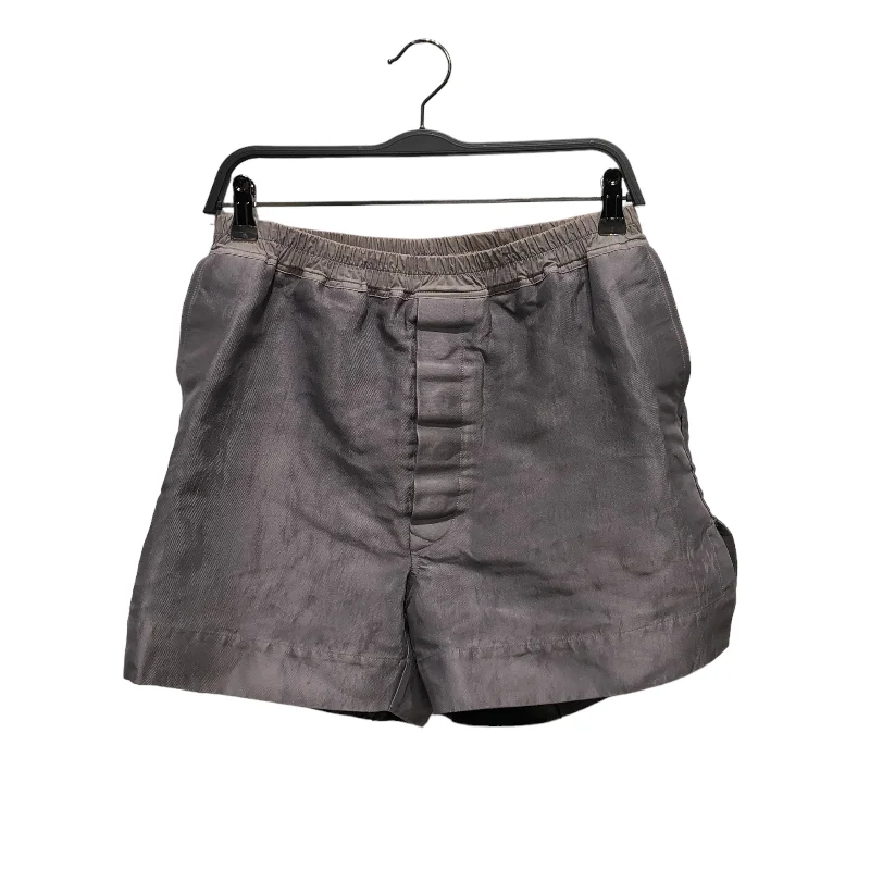 Men's side - stripe track shorts for a sporty running lookRick Owens/Shorts/Cotton/SLV/ Men's side - stripe track shorts for a sporty running lookRick Owens/Shorts/Cotton/SLV/