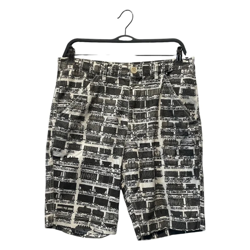 Men's checkered pattern wool shorts for a stylish winter layering optionCOMME des GARCONS SHIRT/Shorts/S/Cotton/GRY/All Over Print/ Men's checkered pattern wool shorts for a stylish winter layering optionCOMME des GARCONS SHIRT/Shorts/S/Cotton/GRY/All Over Print/
