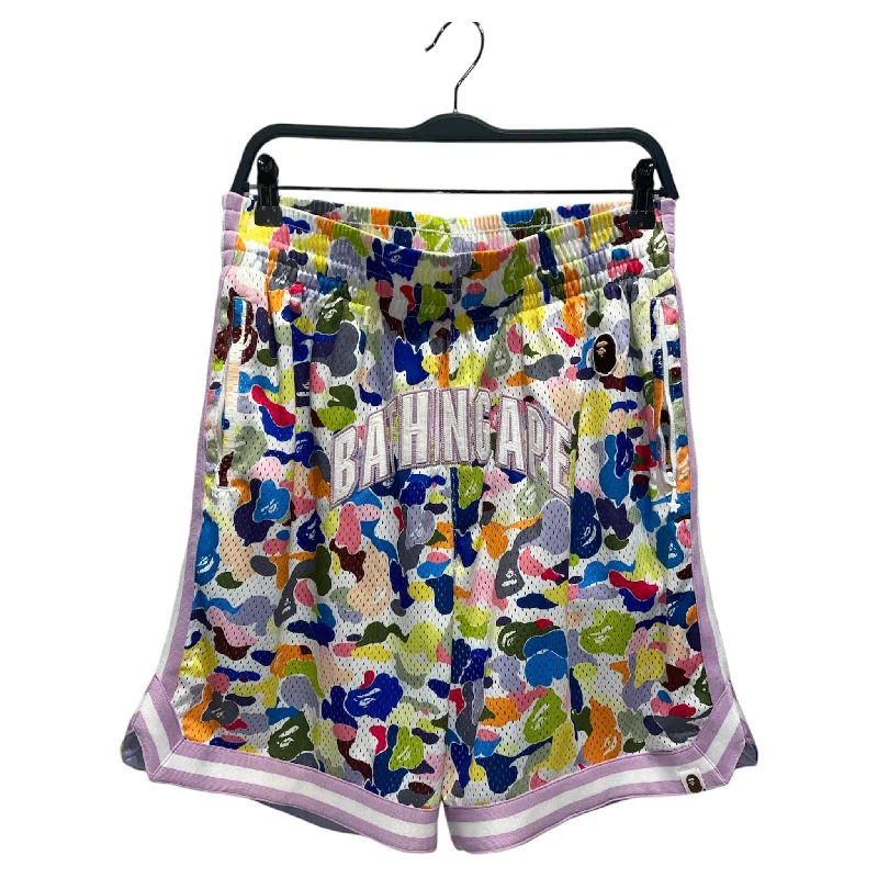 Men's side - stripe track shorts for a sporty running lookBAPE/Shorts/L/MLT/