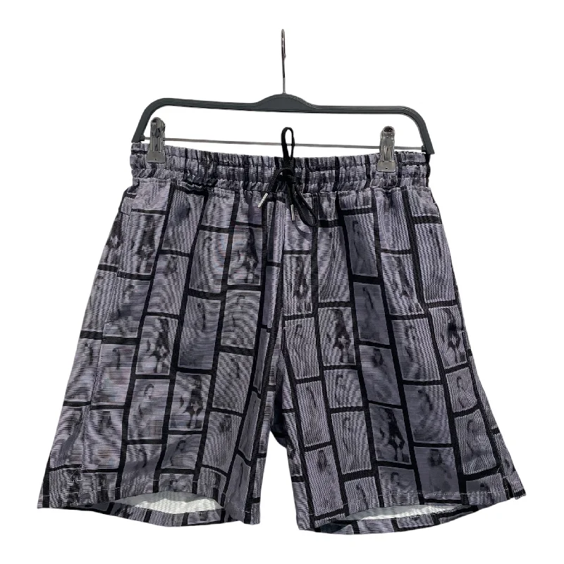 Men's distressed cotton shorts for a bohemian - inspired styleStampd/Shorts/L/Polyester/GRY/All Over Print/