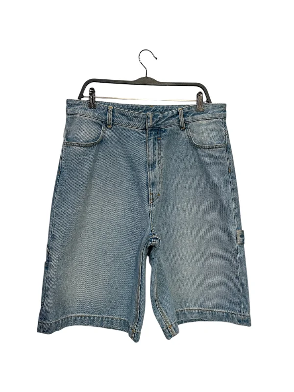 Men's elastic waistband lounge shorts for lazy weekends at homeGIVENCHY/Shorts/31/Denim/BLU/carpenter shorts Men's elastic waistband lounge shorts for lazy weekends at homeGIVENCHY/Shorts/31/Denim/BLU/carpenter shorts