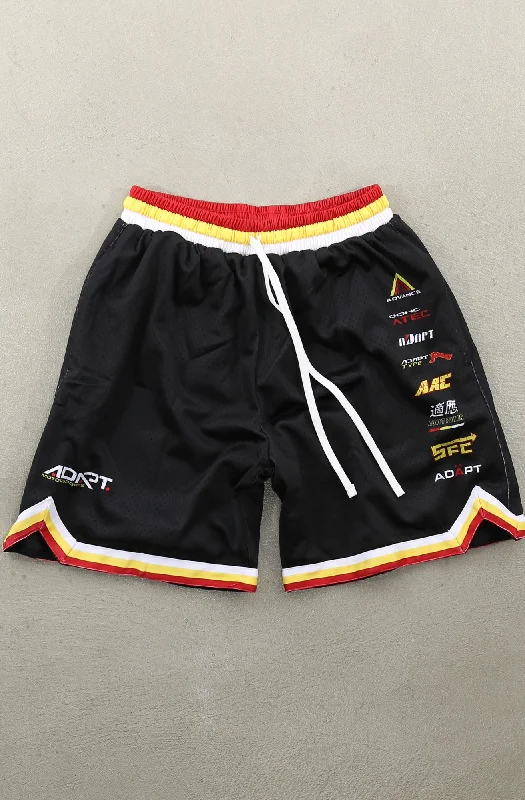 Men's pleated front twill shorts for a classic and sophisticated appearanceAdapt Motorsports (Men's Black Mesh Game Shorts) Men's pleated front twill shorts for a classic and sophisticated appearanceAdapt Motorsports (Men's Black Mesh Game Shorts)