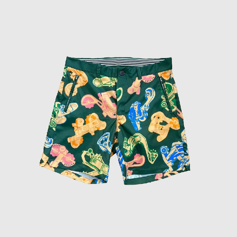 Men's flat - front chino shorts for semi - formal summer eventsDerailleur Podium Shorts Men's flat - front chino shorts for semi - formal summer eventsDerailleur Podium Shorts