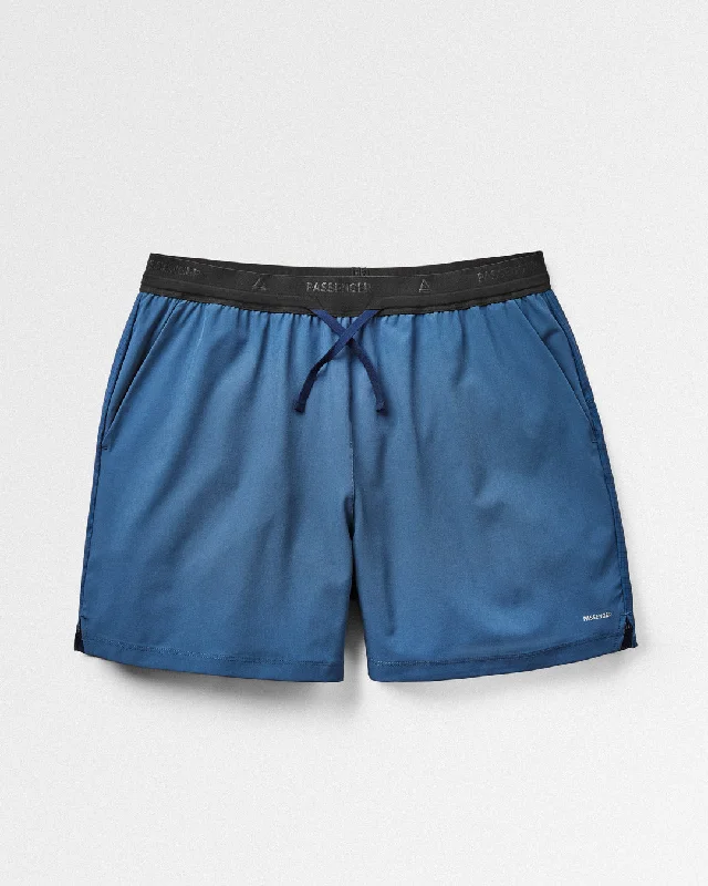 Descent Trail Recycled Shorts - Dark Denim