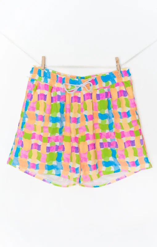 Men's drawstring casual linen shorts for a laid - back summer lookMan Mu Trunks ~ Beach Picnic Men's drawstring casual linen shorts for a laid - back summer lookMan Mu Trunks ~ Beach Picnic