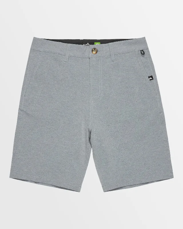Men's button - fly denim work shorts for durability on the jobMens Union Heather 20" Amphibian Boardshorts Men's button - fly denim work shorts for durability on the jobMens Union Heather 20" Amphibian Boardshorts