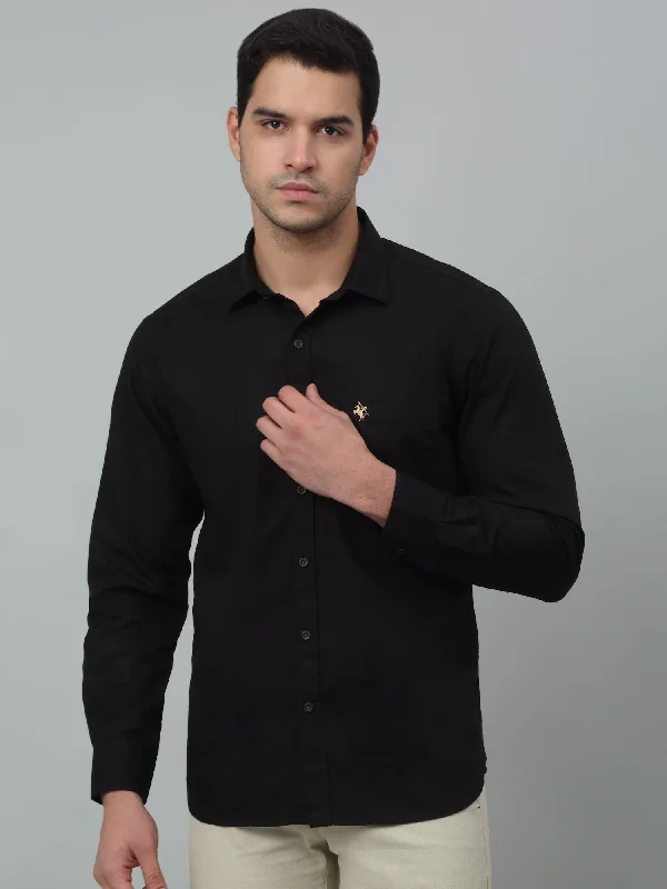 Men's Slim - Fit Printed Floral Casual Shirts in Pastel Colors for a Spring - Inspired VibeMen's Black Casual Plain Full Sleeve Shirt Men's Slim - Fit Printed Floral Casual Shirts in Pastel Colors for a Spring - Inspired VibeMen's Black Casual Plain Full Sleeve Shirt