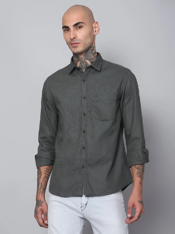 Men's Embroidered Detail Casual Shirts in Beige for a Touch of EleganceMen's Dark Olive Green Casual Plain Full Sleeve Shirt Men's Embroidered Detail Casual Shirts in Beige for a Touch of EleganceMen's Dark Olive Green Casual Plain Full Sleeve Shirt