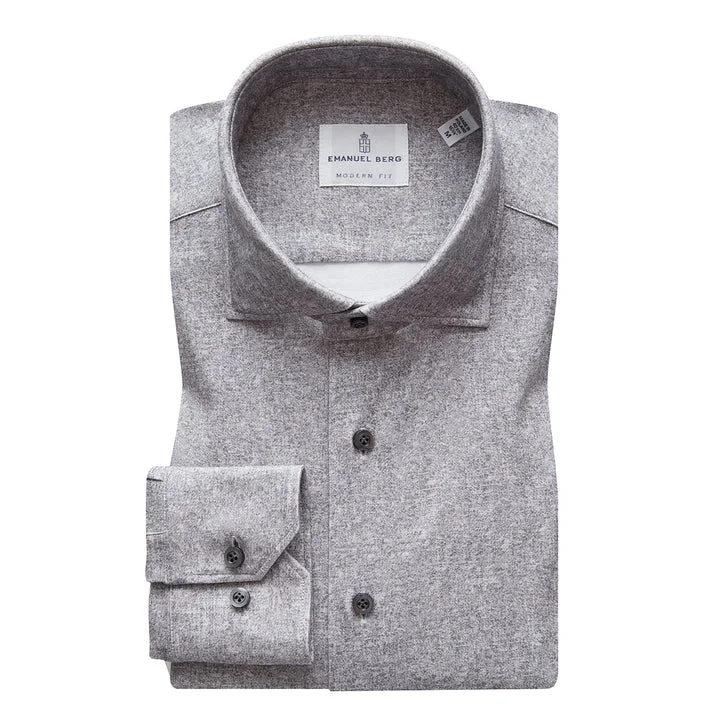 Men's Graphic - Printed Casual Shirts with Pop - Culture References for a Fun and Stylish LookModern 4Flex Stretch Knit Shirt SF17033 Medium Grey Men's Graphic - Printed Casual Shirts with Pop - Culture References for a Fun and Stylish LookModern 4Flex Stretch Knit Shirt SF17033 Medium Grey