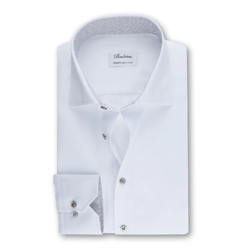 Men's Long - Line Oversized Casual Shirts in Dark Gray for a Relaxed and Modern LookFitted Body Casual White Contrast Shirt 684751 1501 000 Men's Long - Line Oversized Casual Shirts in Dark Gray for a Relaxed and Modern LookFitted Body Casual White Contrast Shirt 684751 1501 000