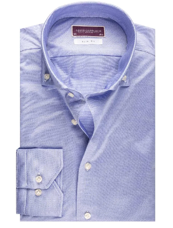 Men's Slim - Fit Printed Floral Casual Shirts in Pastel Colors for a Spring - Inspired VibeRaphael Blue Button Down Slim Fit Shirt Blue Men's Slim - Fit Printed Floral Casual Shirts in Pastel Colors for a Spring - Inspired VibeRaphael Blue Button Down Slim Fit Shirt Blue