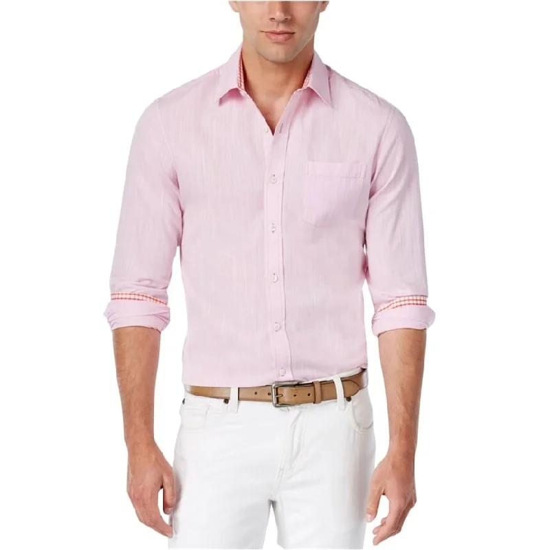 Men's Organic Cotton Casual Shirts with a Soft Handfeel for Everyday ComfortWeatherproof Mens Textured Button Up Shirt, Pink, XX-Large Men's Organic Cotton Casual Shirts with a Soft Handfeel for Everyday ComfortWeatherproof Mens Textured Button Up Shirt, Pink, XX-Large