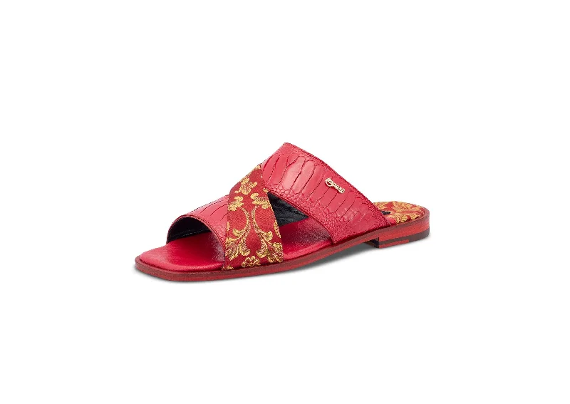 Men's sandals with a flexible sole for easy movement5140 - Red