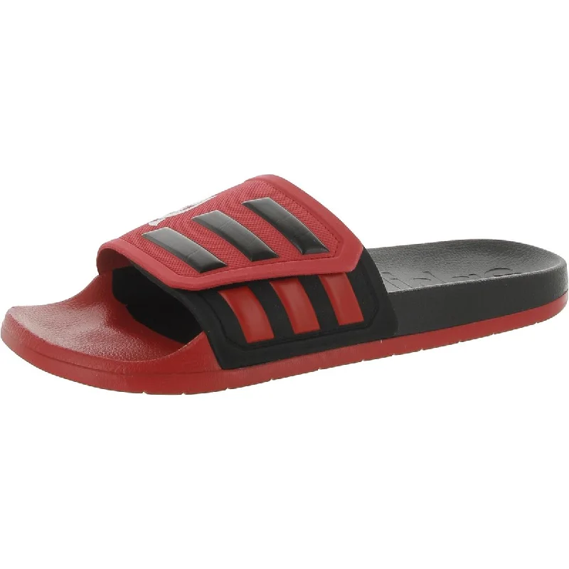 Men's sandals with a flexible sole for easy movementAdidas Mens Adilette TND Adjustable Slip-On Pool Slides Men's sandals with a flexible sole for easy movementAdidas Mens Adilette TND Adjustable Slip-On Pool Slides