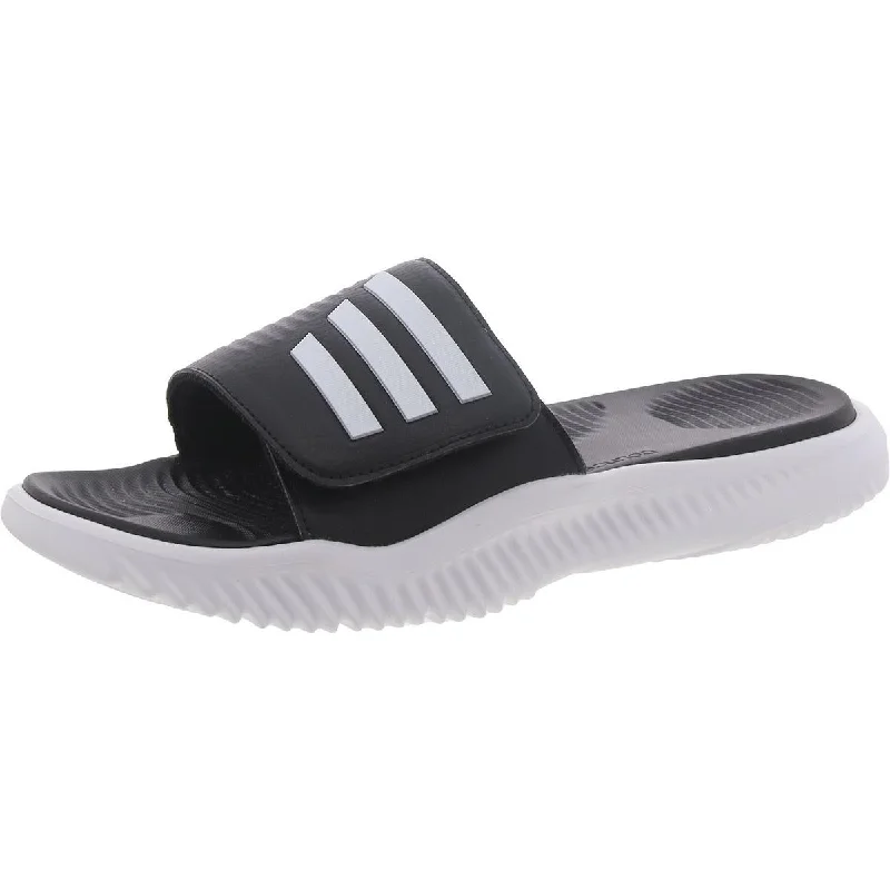 Men's sandals with a cushioned footbedAdidas Mens ALPHABOUNCE SLIDE 2.0 Slip on Adjustable Pool Slides Men's sandals with a cushioned footbedAdidas Mens ALPHABOUNCE SLIDE 2.0 Slip on Adjustable Pool Slides