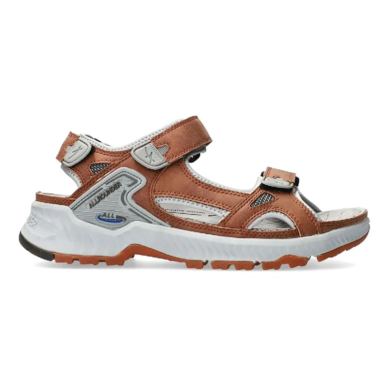 Men's sandals with a decorative buckle or charmAllrounder Men's Honduras Tobacco