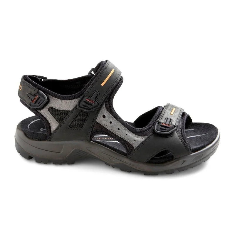 Men's leather sandals with an adjustable strapECCO Men's 069564 Yucatan Sandal Black Men's leather sandals with an adjustable strapECCO Men's 069564 Yucatan Sandal Black
