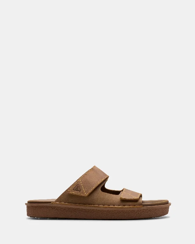 Men's sandals with a leather lining for comfortLitton Strap Tan Leather