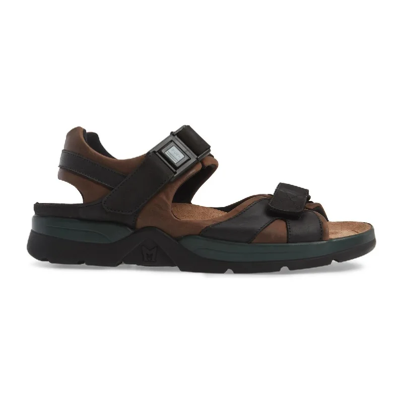 Waterproof men's sandals for water activitiesMephisto Men's Shark Black/Brown