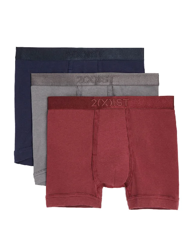 Men's boxer briefs with a moisture - repellent finish2xist 3-Pack Cotton Boxer Brief 050104 Men's boxer briefs with a moisture - repellent finish2xist 3-Pack Cotton Boxer Brief 050104