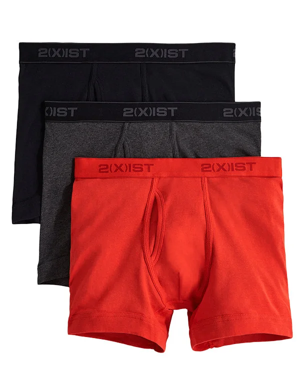 Men's boxer briefs with a high - stretch fabric2xist Men's 3-Pack Essential Boxer Brief 020304 Men's boxer briefs with a high - stretch fabric2xist Men's 3-Pack Essential Boxer Brief 020304