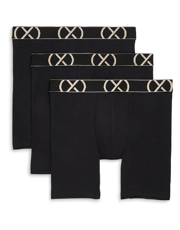 Men's boxer briefs with a long - lasting elastic2xist X Luxe 3-Pack 6" Boxer Brief X50066 Men's boxer briefs with a long - lasting elastic2xist X Luxe 3-Pack 6" Boxer Brief X50066
