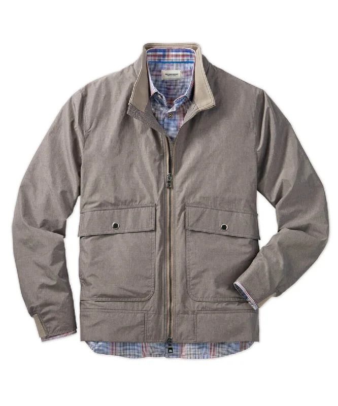 Waterville Water-Repellent Melange Blouson Jacket