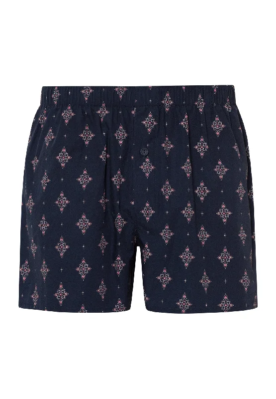 Men's boxer briefs with a tag - less designFancy Woven Boxer | Dotted Ornament 74013-2195 Men's boxer briefs with a tag - less designFancy Woven Boxer | Dotted Ornament 74013-2195