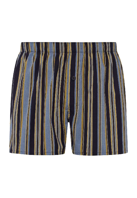 Men's boxer briefs with a seamless constructionFancy Woven Boxer | Ocean Stripe 74013-2886 Men's boxer briefs with a seamless constructionFancy Woven Boxer | Ocean Stripe 74013-2886