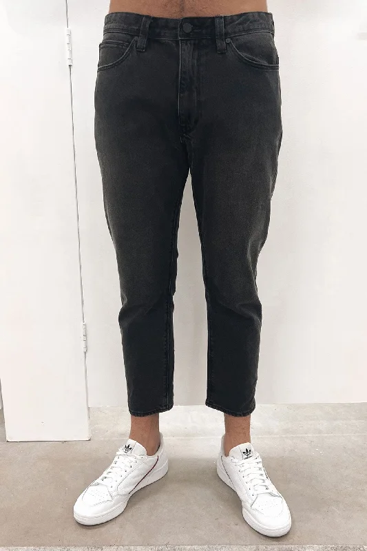 Plus Size Men's Relaxed Fit Jeans with a Faded Wash for a Vintage - Inspired LookA Cropped Straight Jean Hoops Plus Size Men's Relaxed Fit Jeans with a Faded Wash for a Vintage - Inspired LookA Cropped Straight Jean Hoops