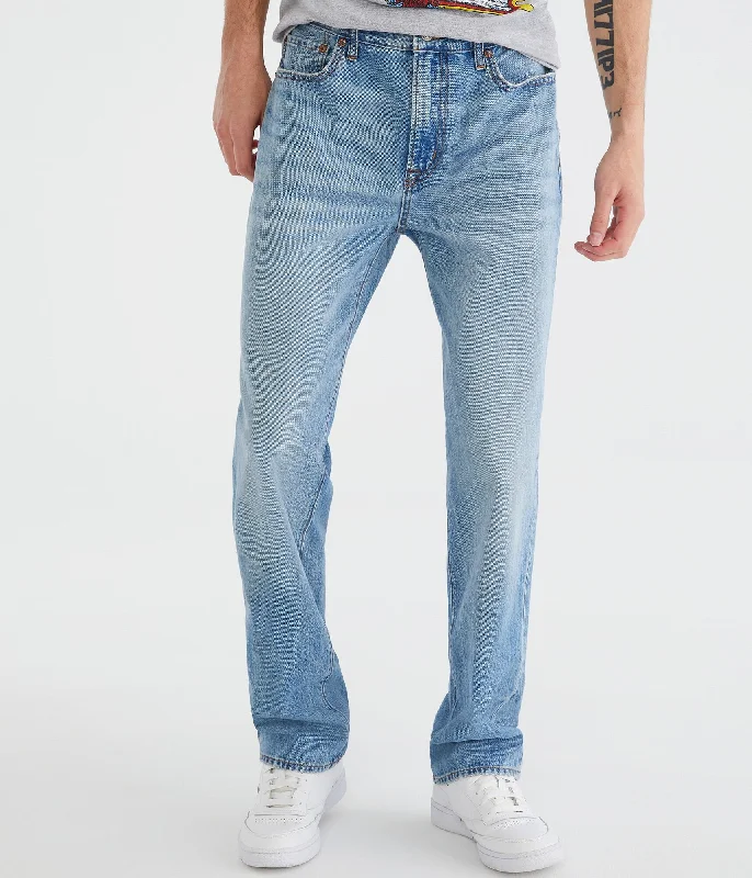 Men's Low - Rise Jeans in a Light Wash for a Casual and Youthful LookAeropostale Relaxed Jean Men's Low - Rise Jeans in a Light Wash for a Casual and Youthful LookAeropostale Relaxed Jean