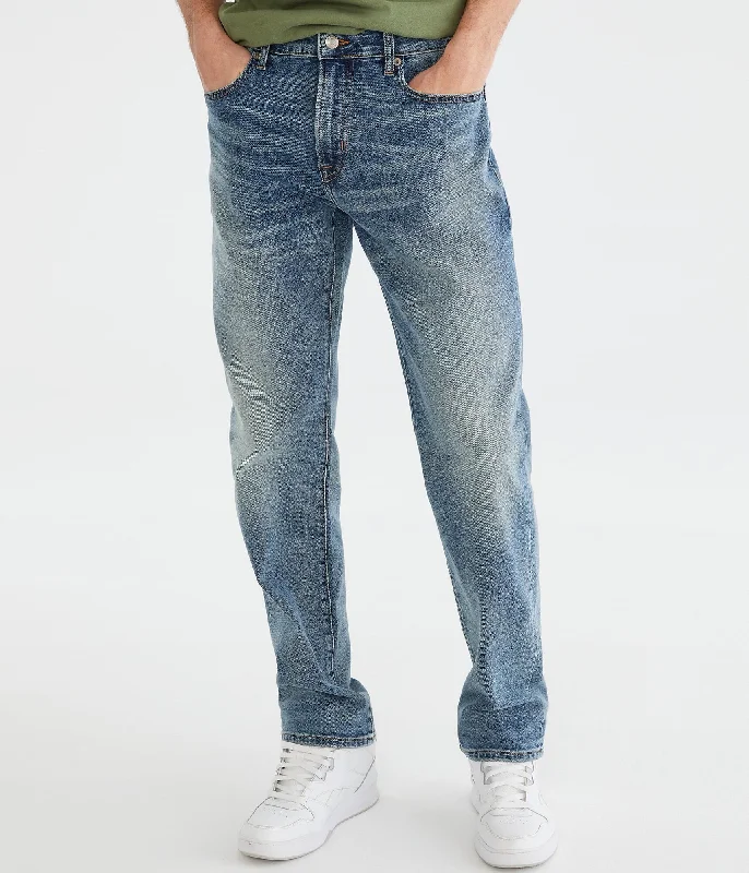 Men's Jeans with a Cargo - Inspired Knee Pocket for Extra StorageAeropostale  Straight Premium Air Jean