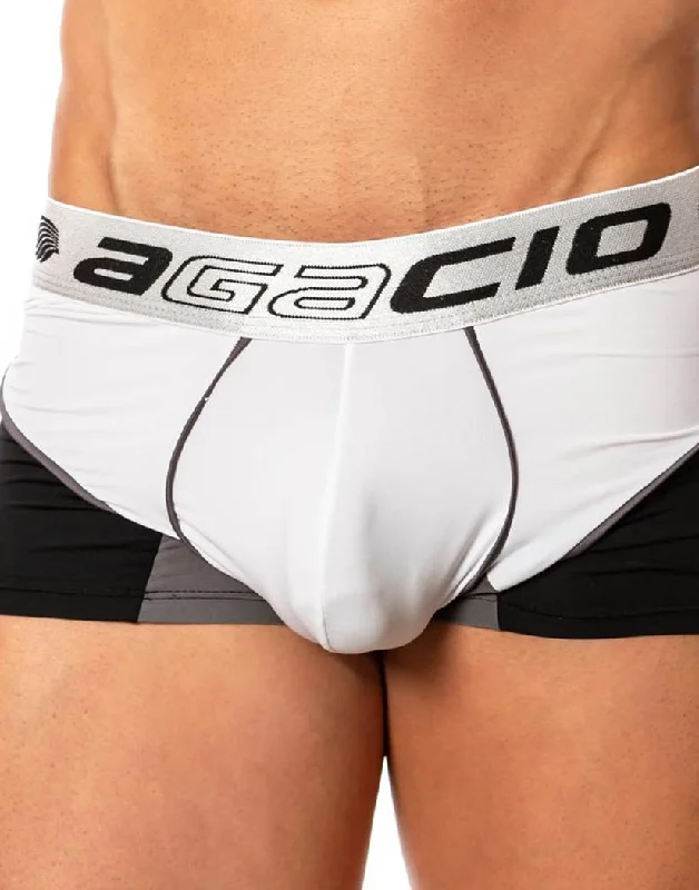 Men's moisture - wicking boxer briefs for active workoutsAgacio Visual Boxer Brief AGG042 Men's moisture - wicking boxer briefs for active workoutsAgacio Visual Boxer Brief AGG042