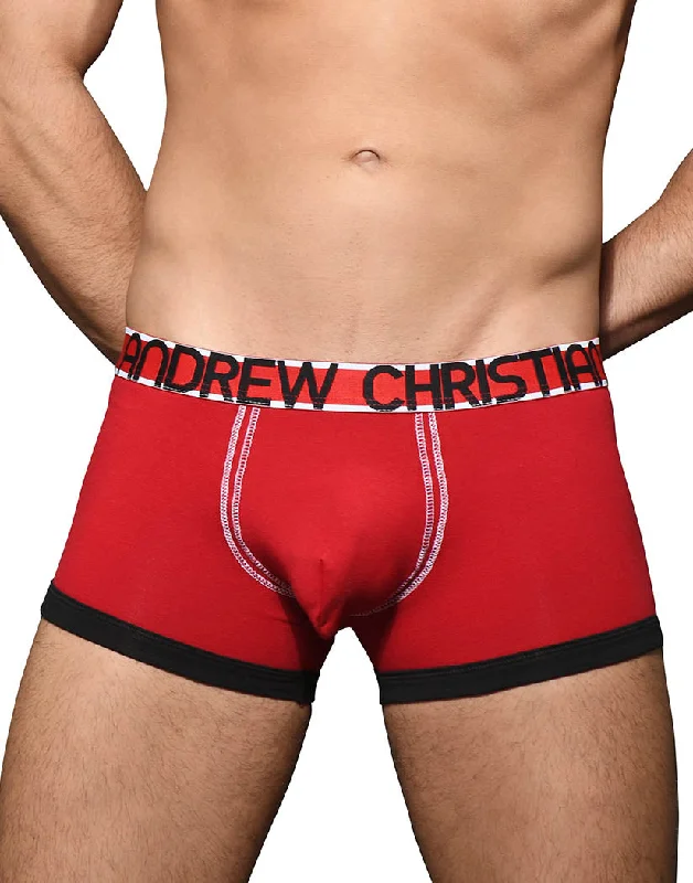 Men's quick - drying boxer briefs for water sportsAndrew Christian Almost Naked Cotton Boxer 92360 Men's quick - drying boxer briefs for water sportsAndrew Christian Almost Naked Cotton Boxer 92360